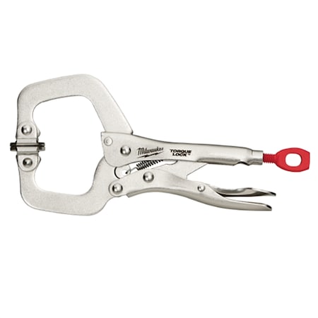 Milwaukee Tool 6" TORQUE LOCKâ„¢ Locking C-Clamp Swivel Jaws 48-22-3522